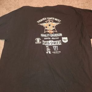 Harley Davidson T-Shirt Mens 3XL Atlanta Biker Rally  Days Of Thunder